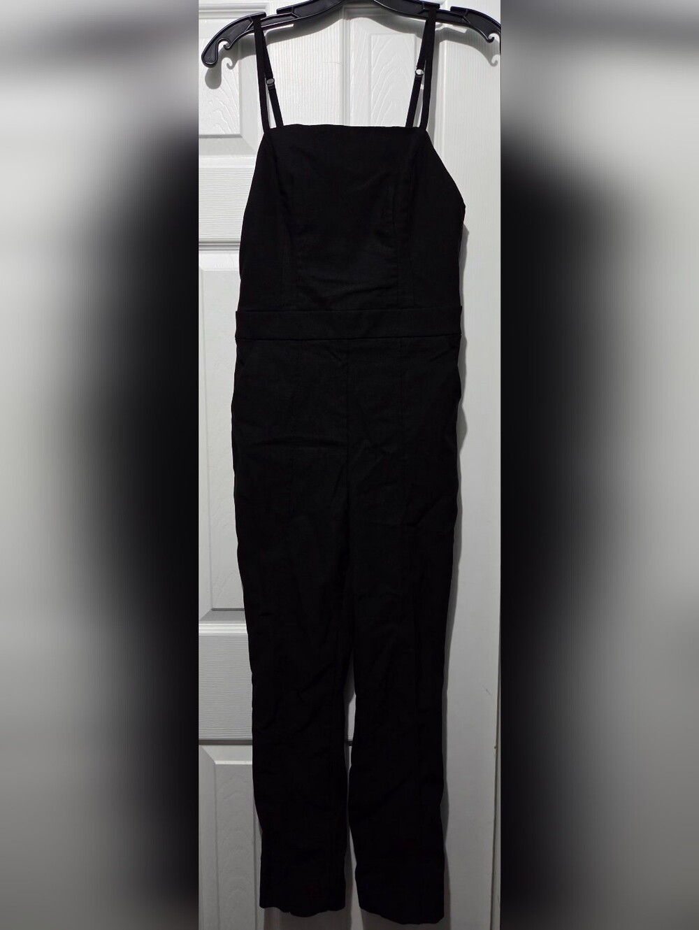 bebe Black Strap Jumpsuit